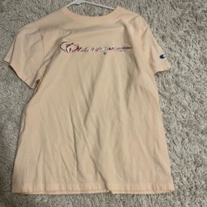 champion light pink shirt